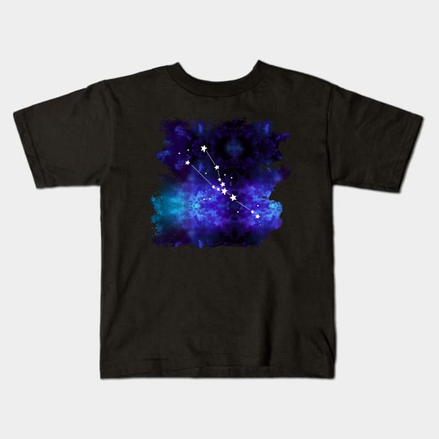 Taurus Galaxy Kids T-Shirt by joyandgrace